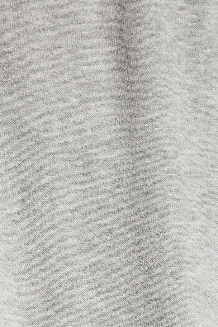 Cardigan with a turn-down collar and pockets, LIGHT GREY, detail image number 4