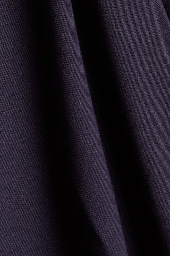 Wrap-over effect jersey dress, NAVY, detail image number 1