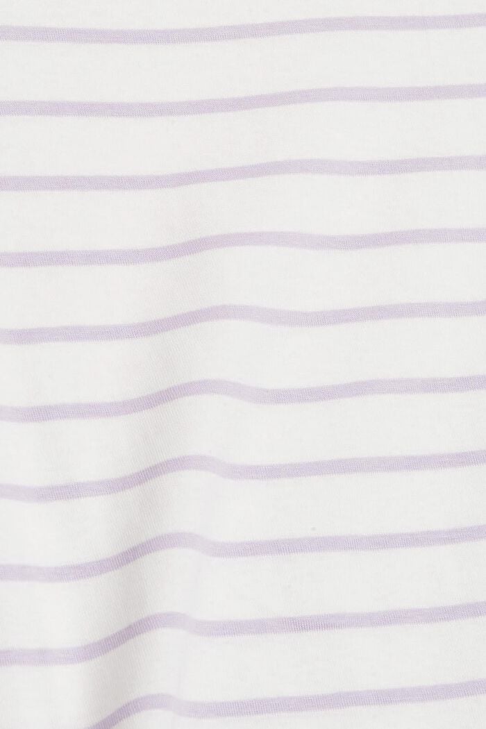 T-shirt made of 100% organic cotton, LILAC, detail image number 4