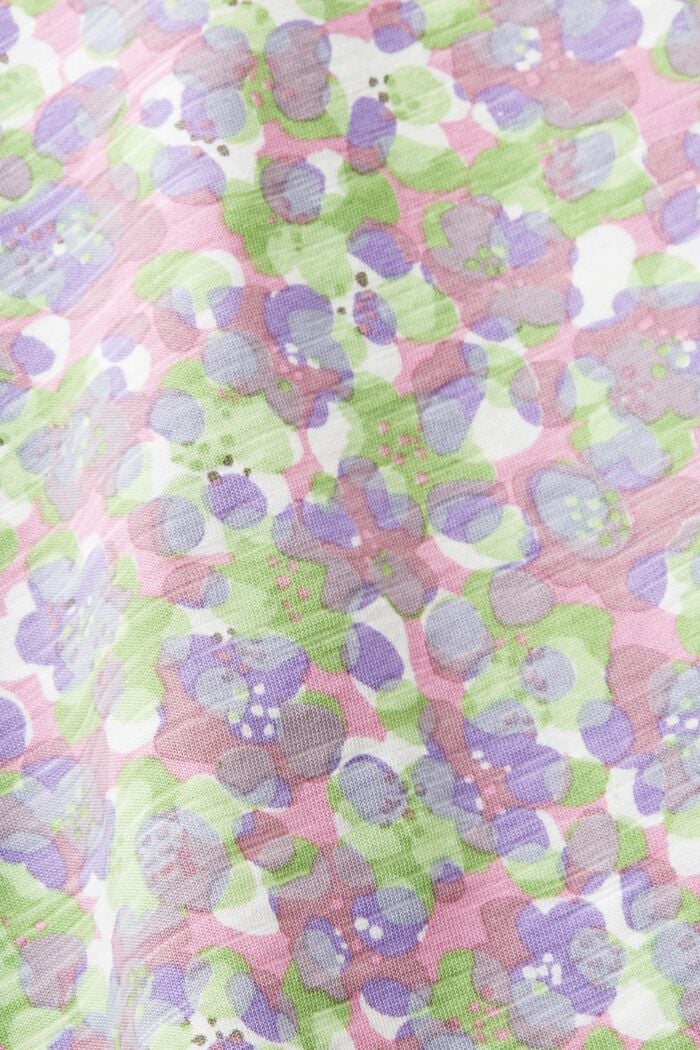 Print Rolled Edge T-Shirt, PURPLE, detail image number 4