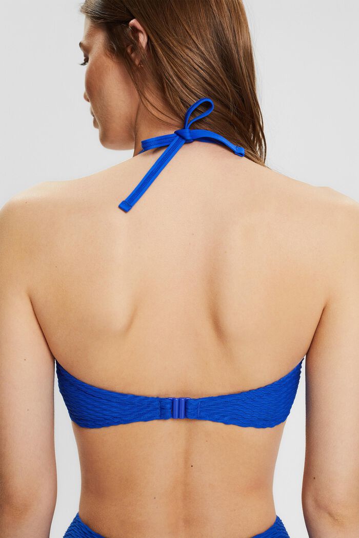 Padded bandeau top with flexible straps, BRIGHT BLUE, detail image number 4