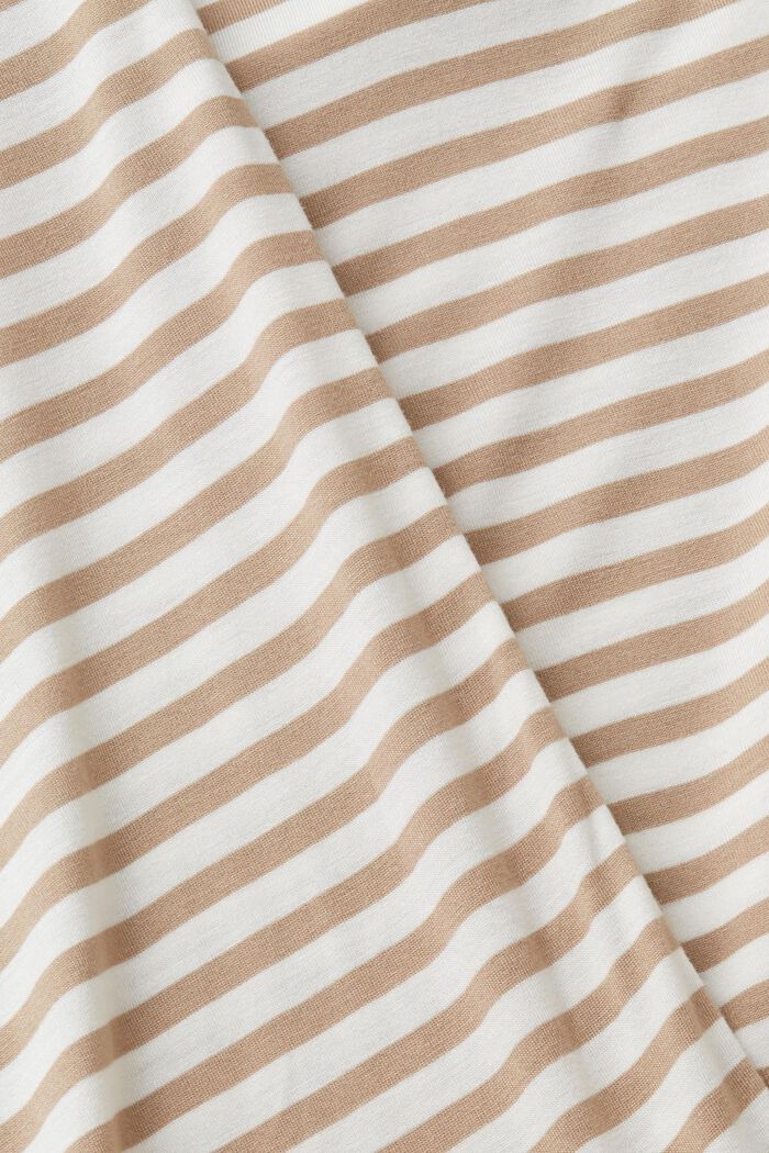 Striped long-sleeved top with buttons, OFF WHITE, detail image number 6