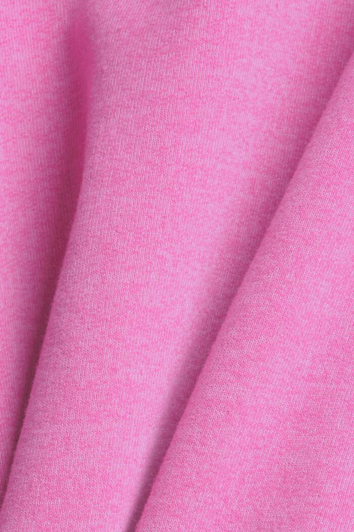 Sweatshirt with a drawstring, PINK FUCHSIA, detail image number 1