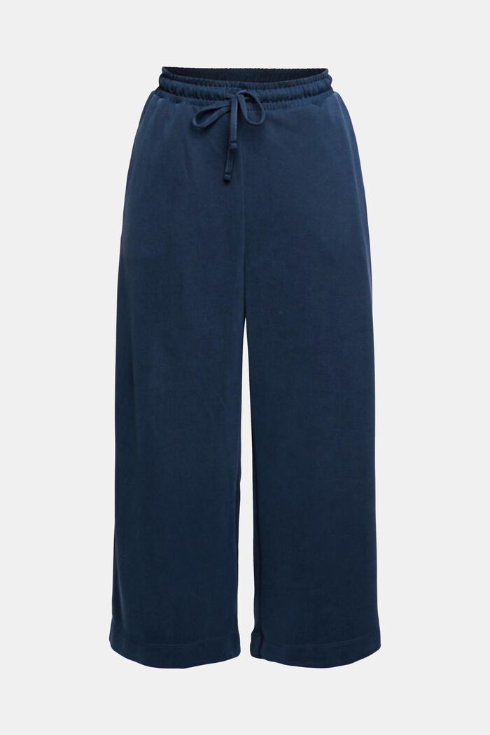 Culottes made of soft sweatshirt fabric, NAVY, detail image number 2