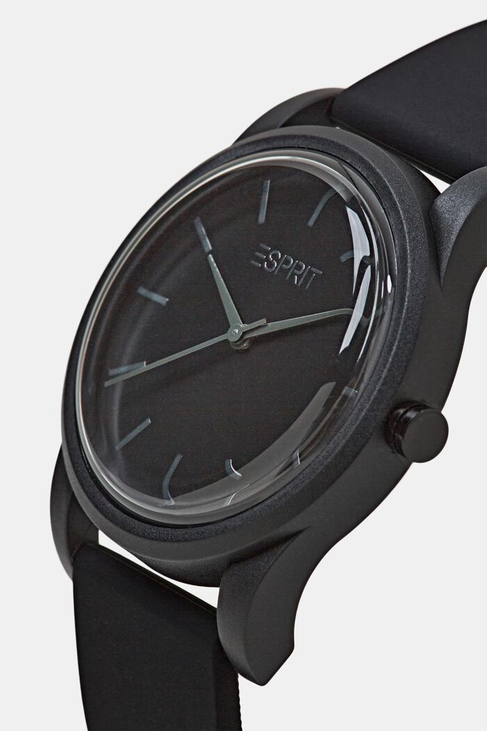 Rubber Band Watch, BLACK, detail image number 1