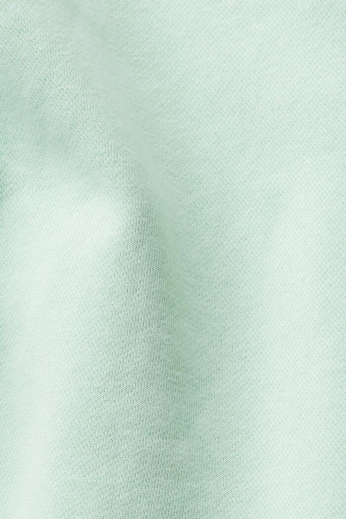 Sweatshirt hoodie, LIGHT AQUA GREEN, detail image number 5