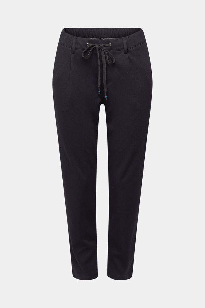 Trousers in tracksuit style, BLACK, detail image number 7