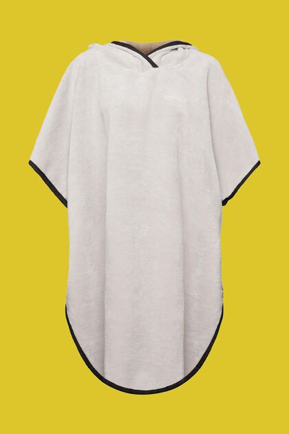 Unisex bathrobe poncho with hood