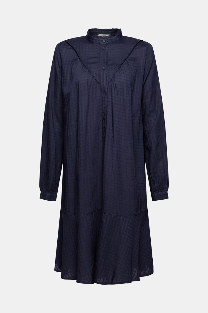Dress made of LENZING™ ECOVERO™, NAVY, overview