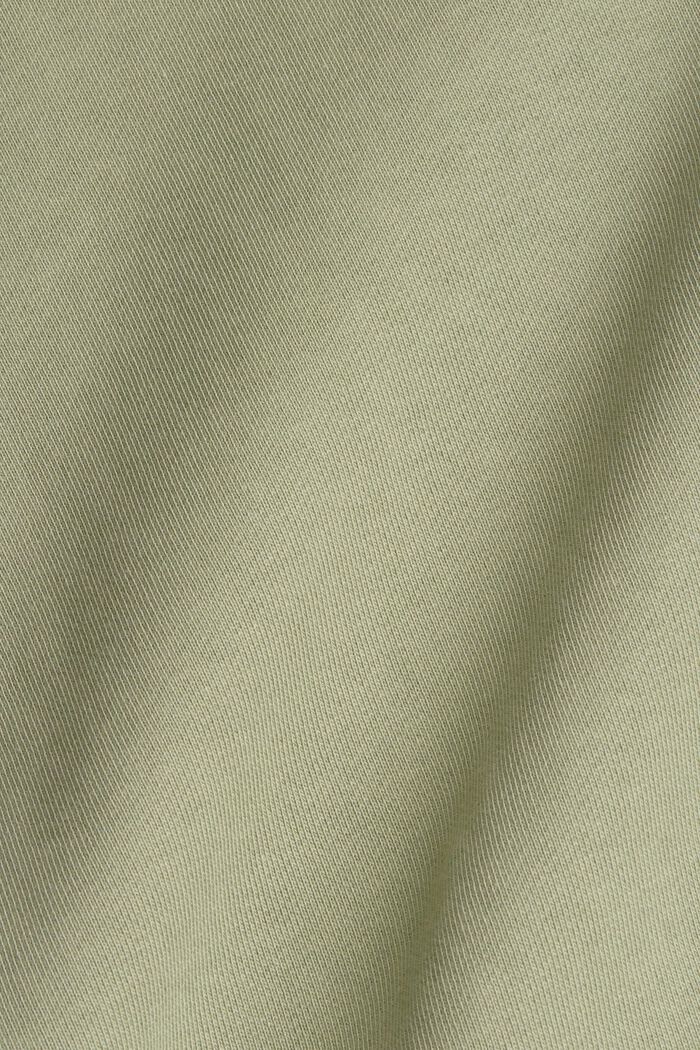 Cotton blend sweatshirt with TENCEL™, LIGHT KHAKI, detail image number 5