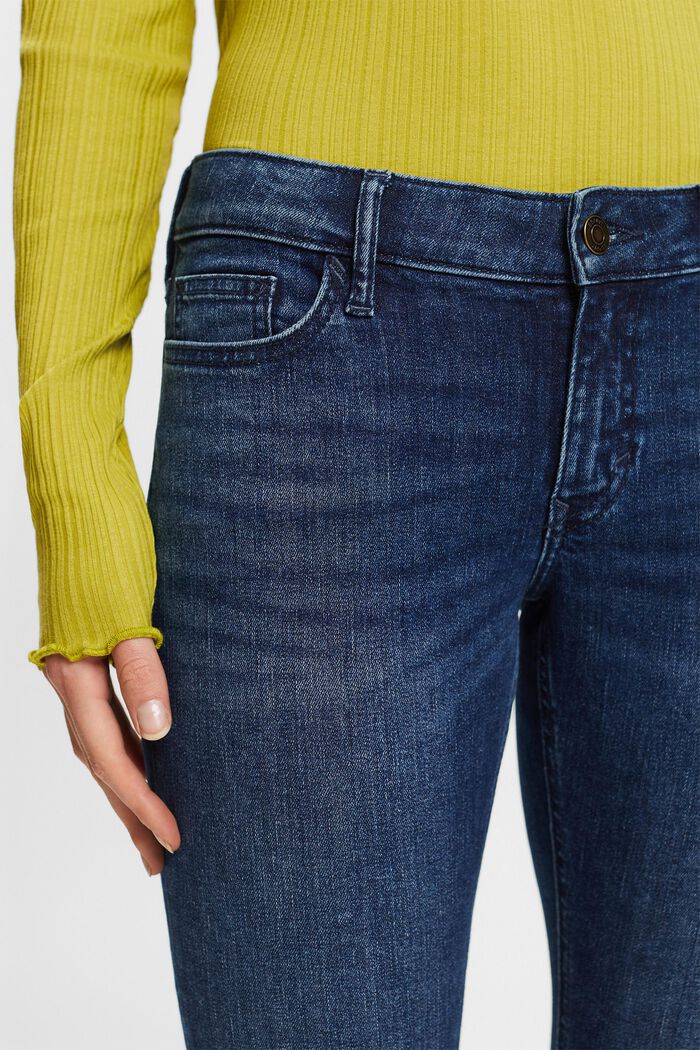 Low-Rise Skinny Jeans, BLUE DARK WASHED, detail image number 1