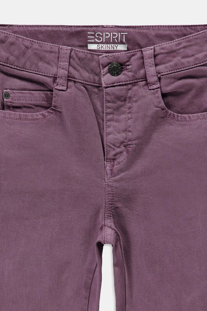 Skinny jeans, BORDEAUX RED, detail image number 2