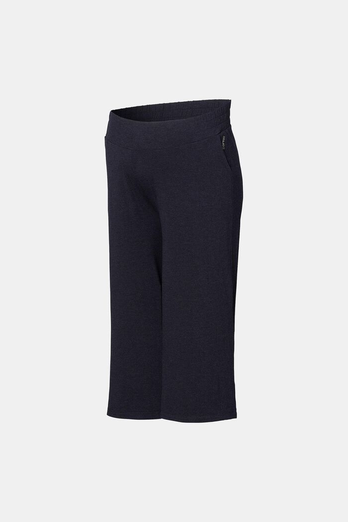 Culottes made of jersey, LENZING™ ECOVERO™, NIGHT SKY BLUE, overview