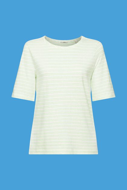 Cotton-linen blended T-shirt