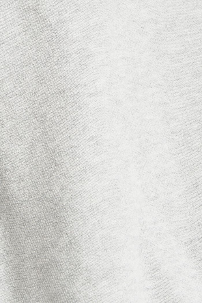 Knitted trousers with a wide leg, LIGHT GREY, detail image number 4