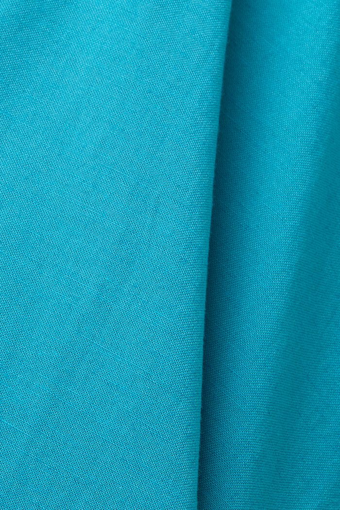 Sleeveless beach tunic, TEAL BLUE, detail image number 4