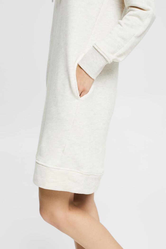 Hoodie dress with colourful details, PASTEL GREY, detail image number 3