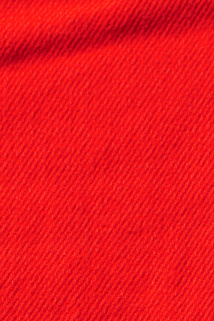 Mid-rise slim fit stretch jeans, RED, detail image number 6