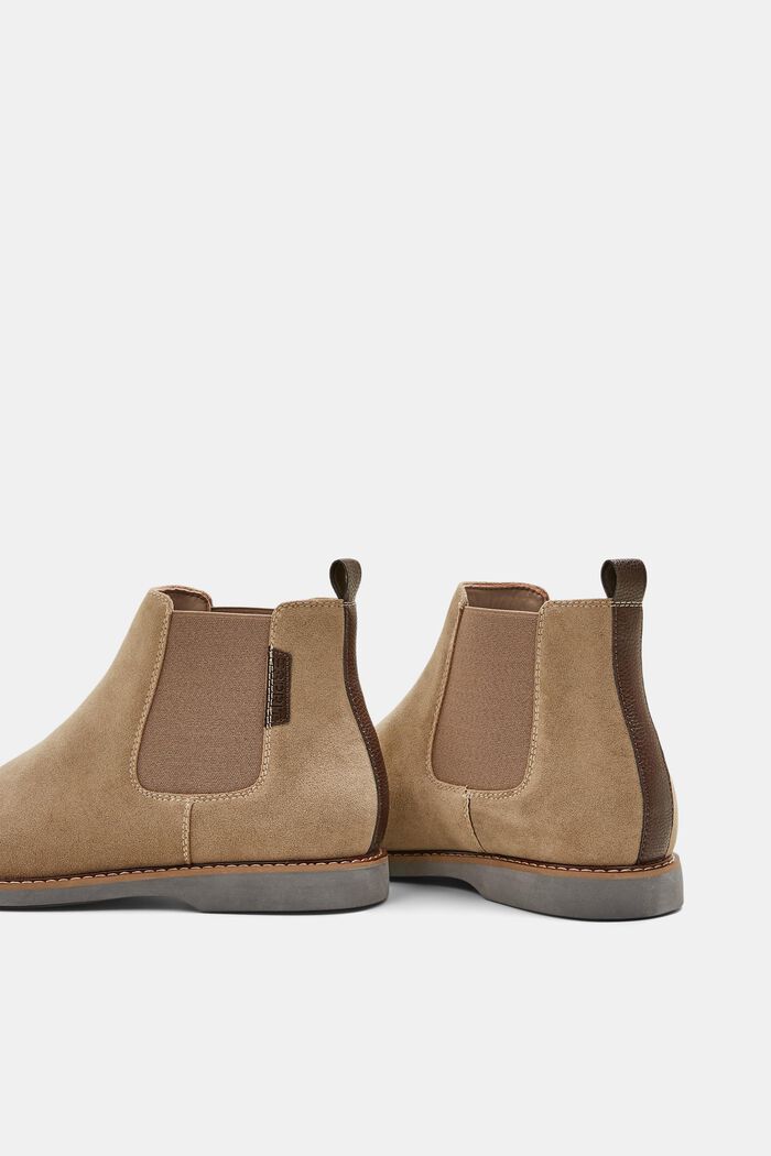 Chelsea boots in imitation suede, SAND, detail image number 5