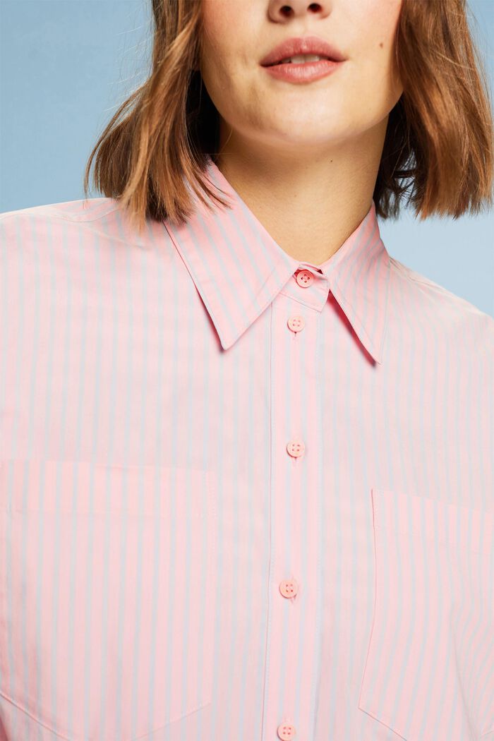 Striped Button-Down Shirt, PINK/LIGHT BLUE, detail image number 2