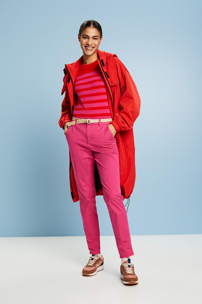 Belted Chino, PINK FUCHSIA, detail image number 5