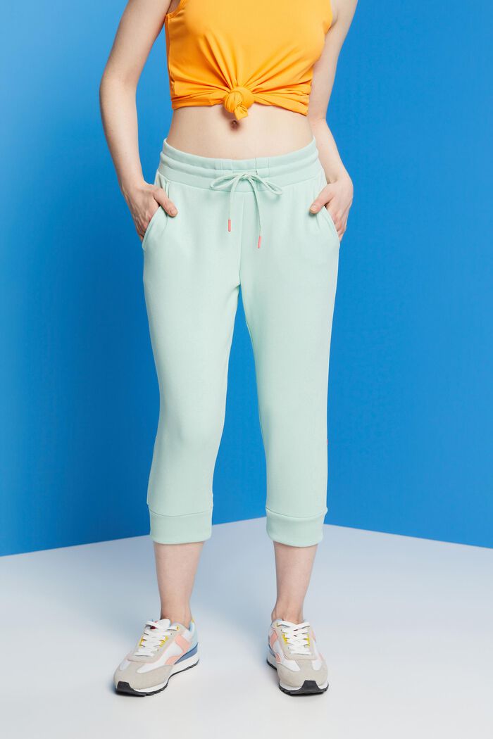 Recycled: tracksuit trousers, LIGHT AQUA GREEN, detail image number 0
