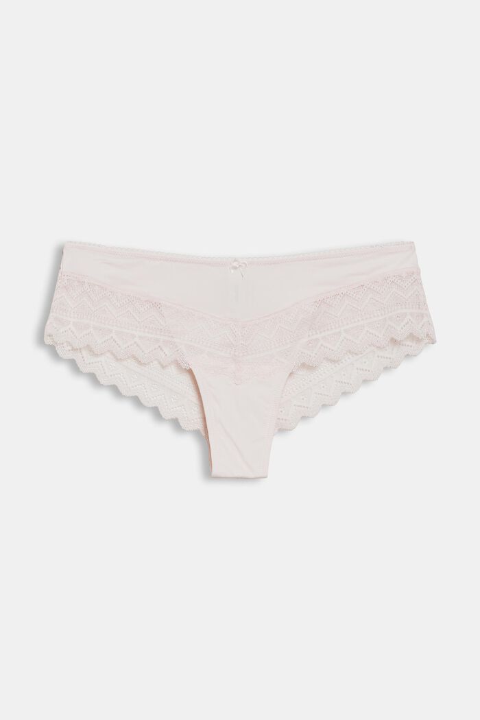 Recycled: Hipster briefs in lace, LIGHT PINK, overview