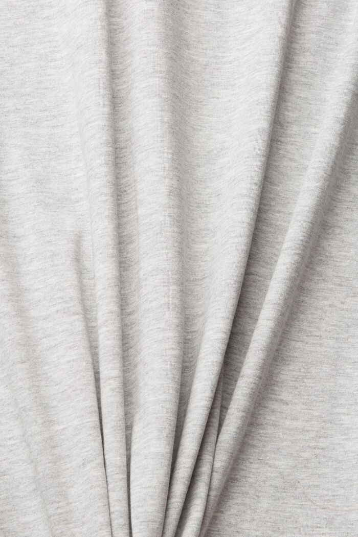 Jersey T-shirt with a print, LIGHT GREY, detail image number 4