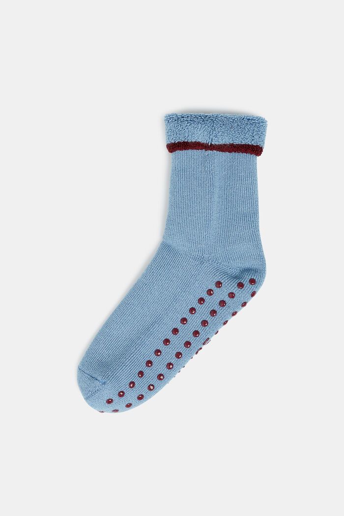 Soft stopper socks, wool blend, SUMMERSKY, detail image number 0