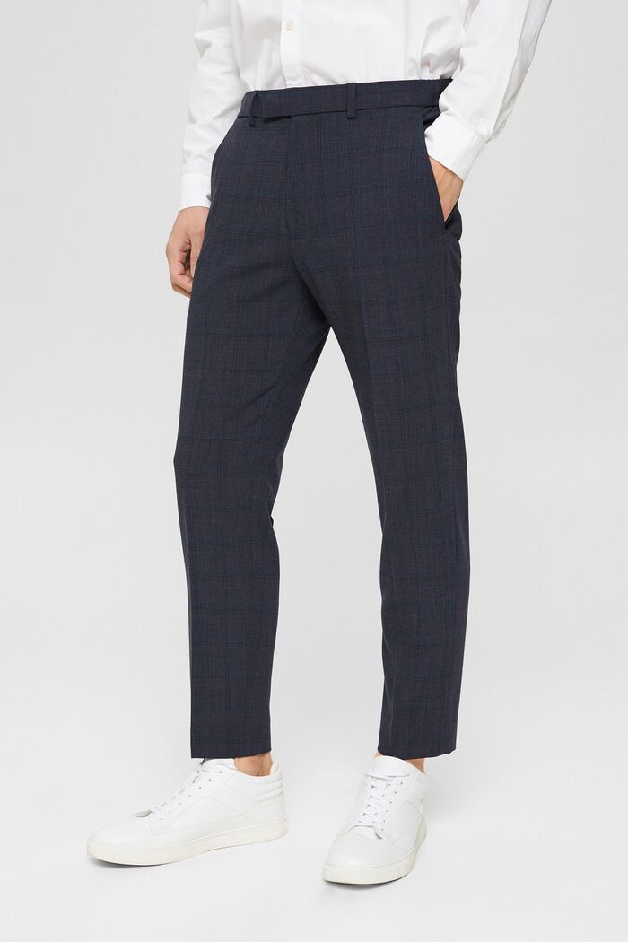 Business trousers/Suit trousers, DARK BLUE, overview