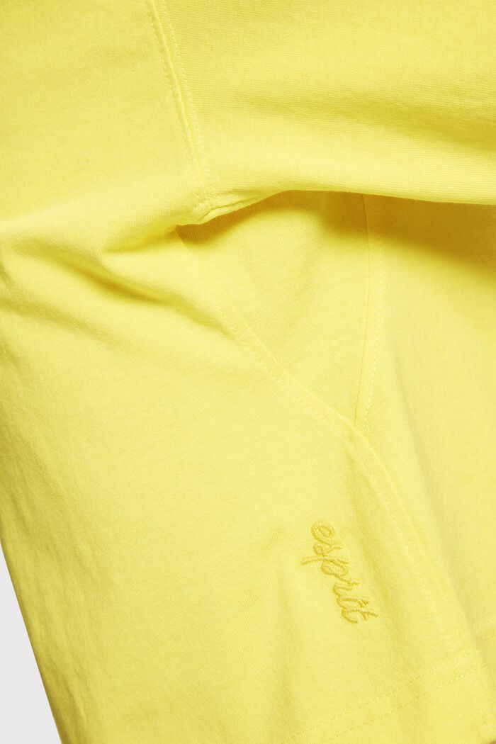Color Dolphin Cropped T-shirt, YELLOW, detail image number 3