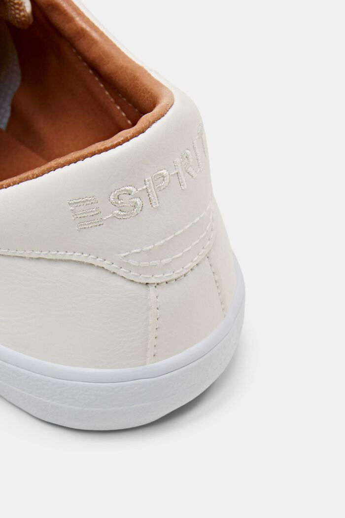 Faux leather trainers, OFF WHITE, detail image number 3