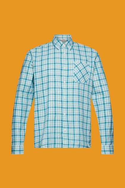 Sustainable cotton chequered shirt