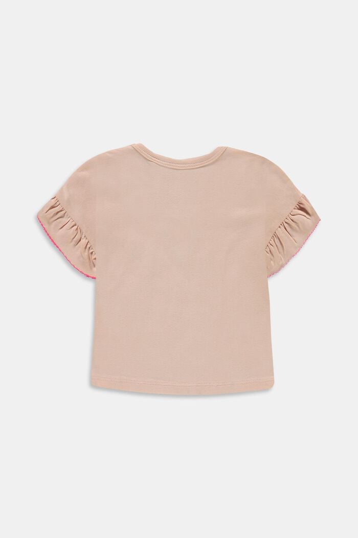 T-shirt with an appliquéd heart, organic cotton, PASTEL PINK, detail image number 1