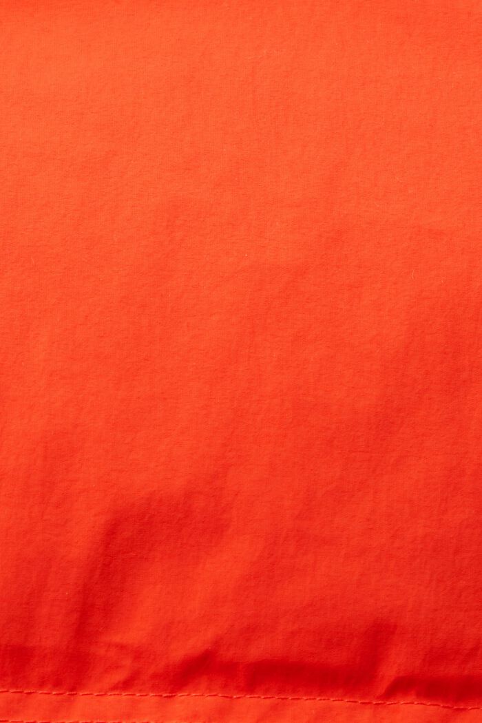 Recycled: puffer jacket with down, BRIGHT ORANGE, detail image number 4