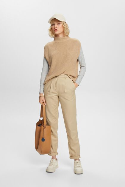 Mid-Rise Cotton-Blend Chinos