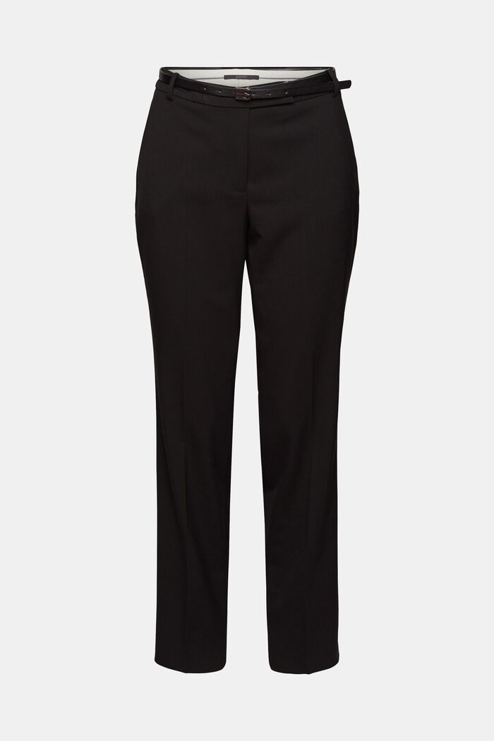 PURE BUSINESS mix & match trousers, BLACK, detail image number 2