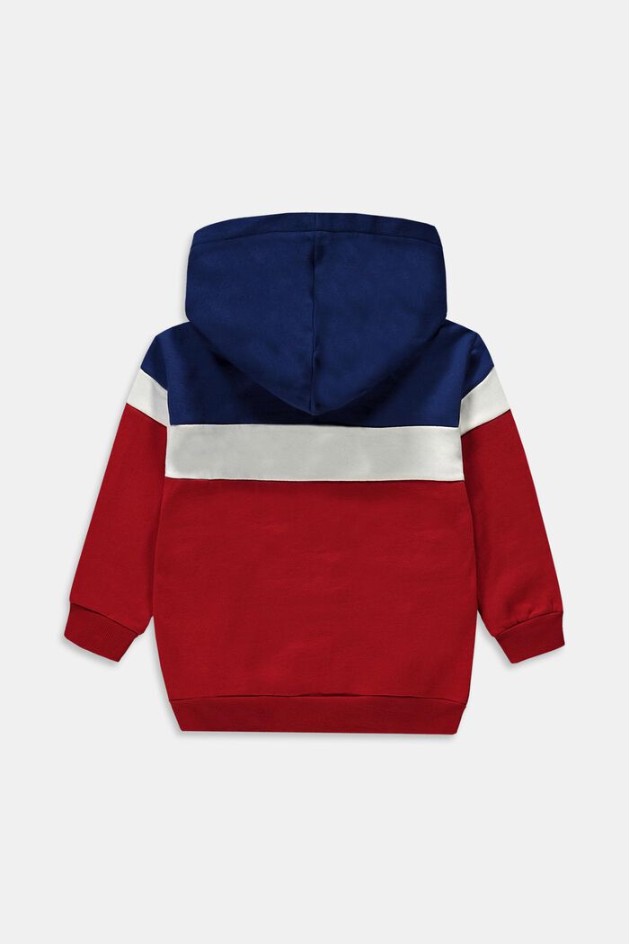 Colour block sweatshirt jacket