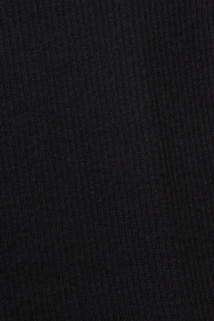 Recycled: Rib-knit dress, BLACK, detail image number 5