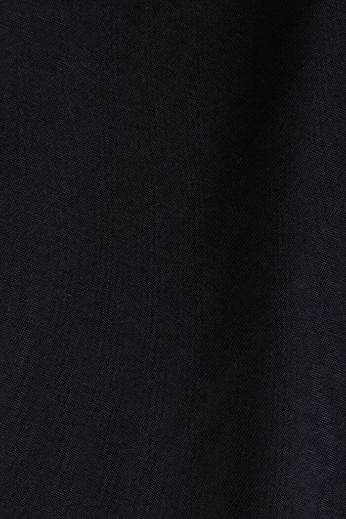 Pima Cotton Printed T-Shirt, BLACK, detail image number 5