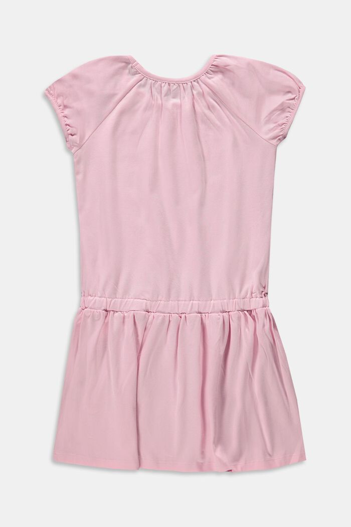 Jersey dress with a print, LIGHT PINK, detail image number 1