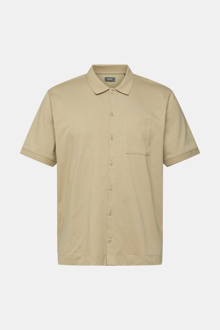 Relaxed fit shirt, PALE KHAKI, detail image number 6