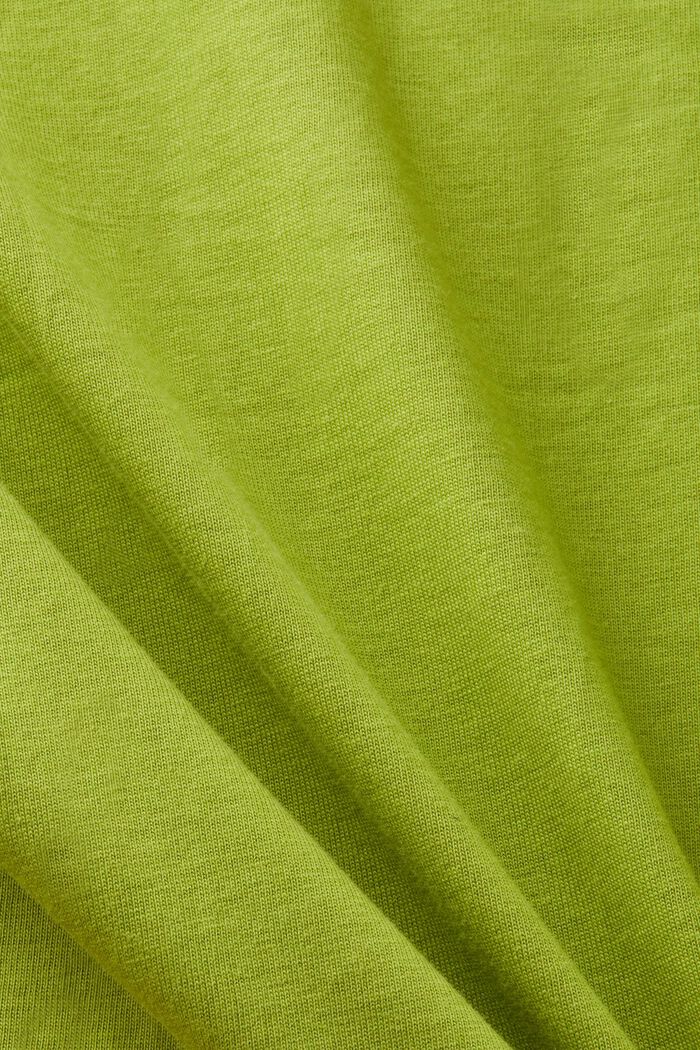 Organic Cotton Printed T-Shirt, LEAF GREEN, detail image number 5