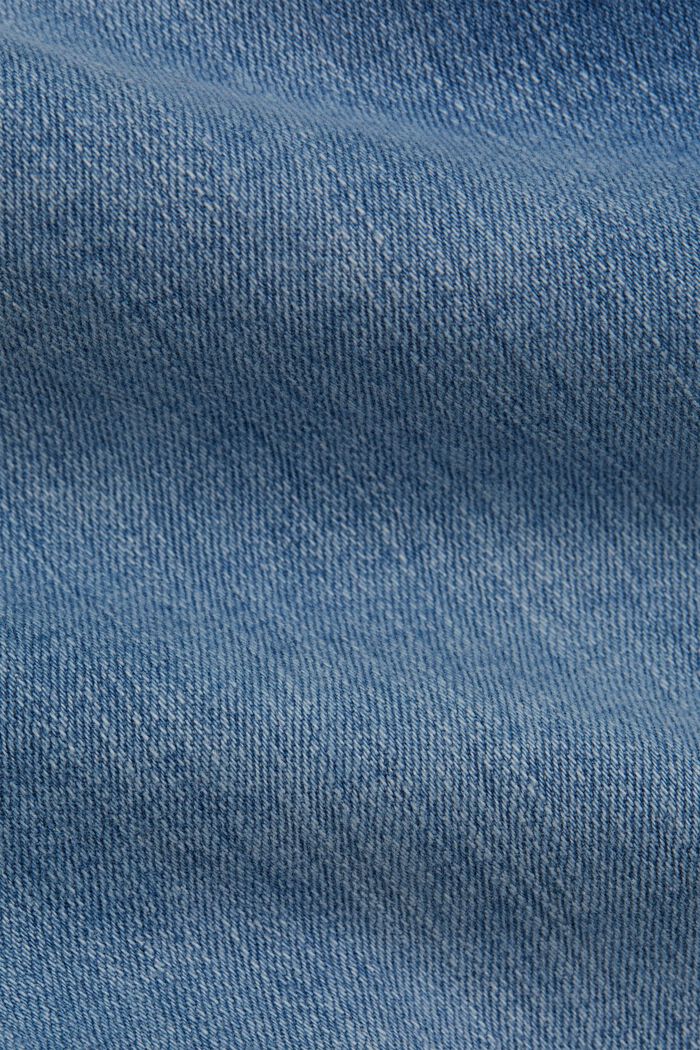 Capri jeans made of organic cotton, BLUE LIGHT WASHED, detail image number 4