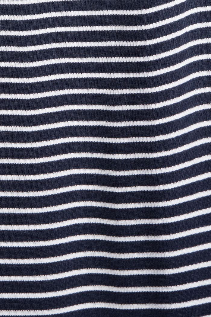 Striped cotton T-shirt, NAVY, detail image number 5