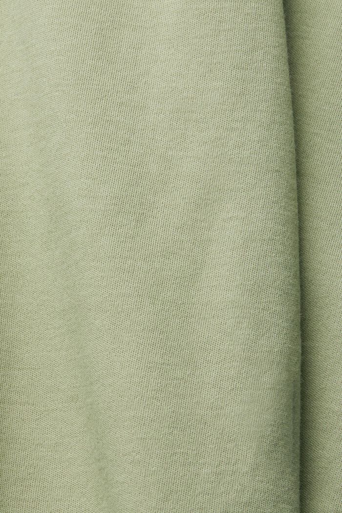 Jersey trousers with a wide leg, LIGHT KHAKI, detail image number 4