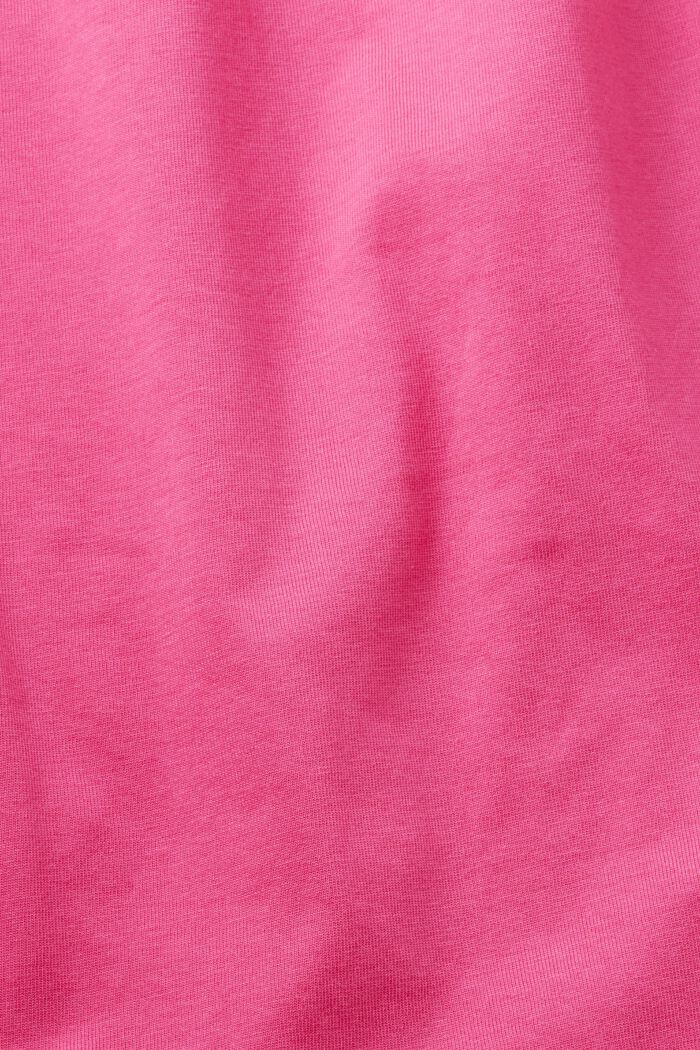 T-shirt with heart print, PINK FUCHSIA, detail image number 4