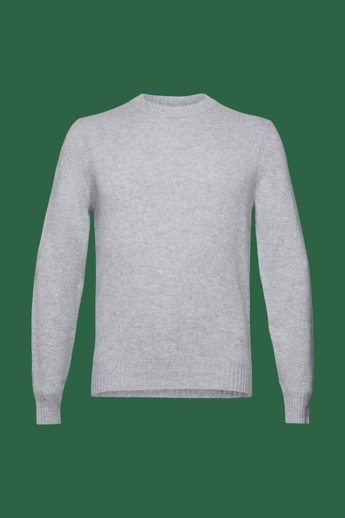 Cashmere sweater, LIGHT GREY, detail image number 6