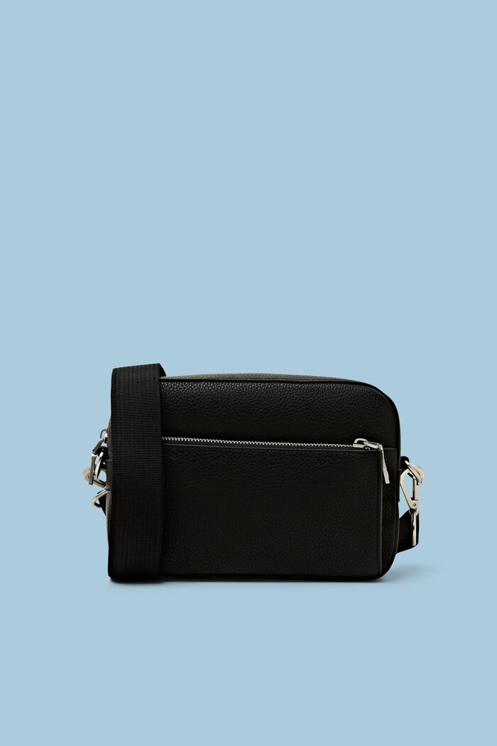 Vegan Leather Camera Bag, BLACK, detail image number 0