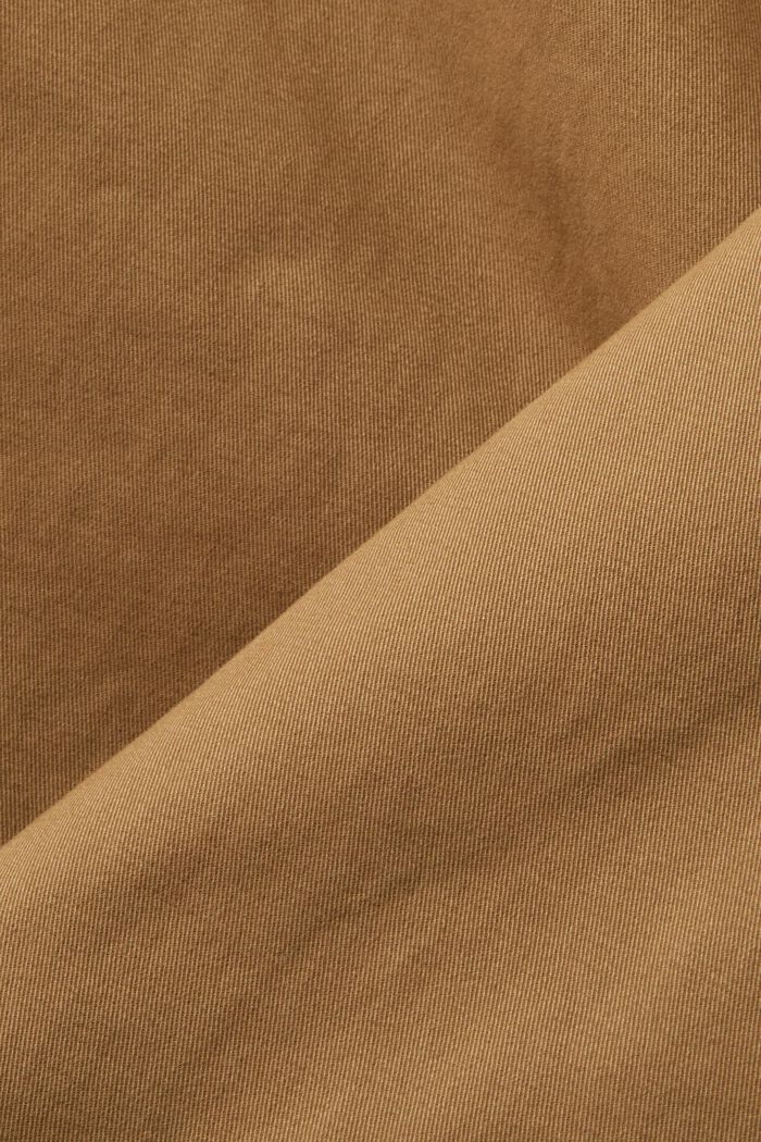 Cotton-Twill Slim Chinos, CAMEL, detail image number 5